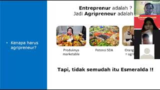 Entrepreneur di Bidang Pertanian Agripreneur  Materi PMOP 2021 [upl. by Farleigh]