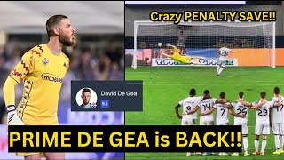 United Fans PRAISED De Gea after Made SEVERAL BIG SAVES Helped 9 PLAYERS Fiorentina  Man Utd News [upl. by Enavi]