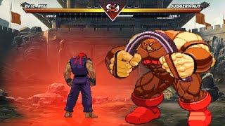 EVIL RYU vs JUGGERNAUT  The greatest fight ever made❗ [upl. by Irah727]