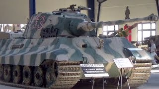 Panzer VI Tiger II The Tank Museum Saumur MaineetLoire France Europe [upl. by Solitta]