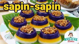 Sapin Sapin Recipe  A Filipino Kakanin To Try [upl. by Cathie]