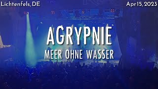 AGRYPNIE  quotMeer ohne Wasserquot new song  Ragnarök Festival 2023 [upl. by Onairotciv217]