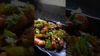 Prawns chilly cooking diet food gymmotivation shorts [upl. by Arela712]