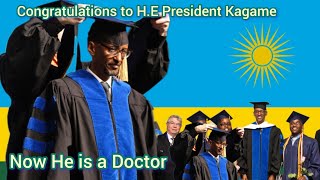 Ubu ni Dr🇷🇼 Perezida Dr Kagame yavuze ijambo rikomeye ubwo yahabwaga Dr yize ahantu hakomeye [upl. by Nodnnarb797]