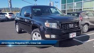 2010 Honda Ridgeline RTL Crew Cab ADX8140B Dublin Pleasanton Livermore Fremont San Francisco B [upl. by Delanie]