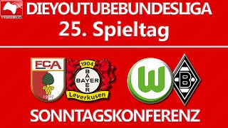 YTBUNDESLIGA SPORTSCHAU I Sonntagskonferenz I 25 Spieltag [upl. by Dede]