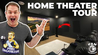 NEW HOME THEATER TOUR  4K DOLBY ATMOS SETUP [upl. by Maccarone]