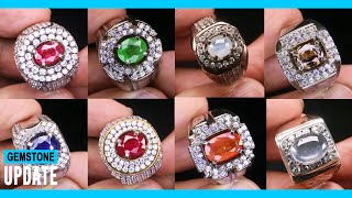 GEMSTONES UPDATE 08102024  TSAVORITE SILLIMANITE BLUE GOLDEN SAPPHIRE ZIRCON TOURMALINE RUBY RED [upl. by Stefanac296]