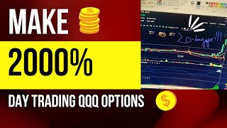 2000 Day Trading QQQ Options on Expiration Day💸💰💎  2022 QQQ Options Trading For Beginners [upl. by Pettit]