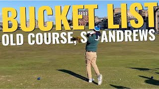 Bucket List Golf Highlights from a special round on The Old Course St Andrews [upl. by Animsaj]