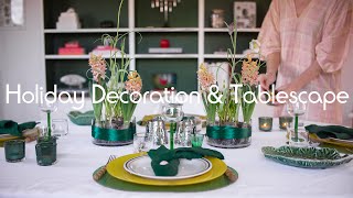 10 Holiday Decoration amp Tablescape I Slow Living in Sweden [upl. by Dunn]