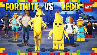 Fortnite Dance Battle Original vs LEGO® Skins [upl. by Aillicec]