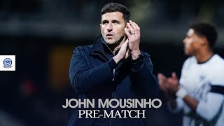 John Mousinho prematch  Leyton Orient vs Pompey [upl. by Elleraj569]