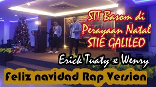 DJ REMIX PART 2 LIVE PERFORM ERICK TUATY feat WENRY UKRU  FELIZ NAVIDAD RAP VERSION [upl. by Reinald]