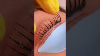 A keratin lash lift is a cosmetic treatment that enhances the appearance of eyelashes by lifting [upl. by Nallak923]