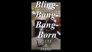 BlingBangBangBornCreepy Nuts【FluteampPiano cover】 [upl. by Arimat]