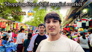 Exploring delhi sarojini market with friends  scam se bach gaye 😮 [upl. by Pascal665]