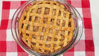 Simple Rustic Apple PieStep by Step Easy Recipe baking pie simple baking foodie [upl. by Frech529]