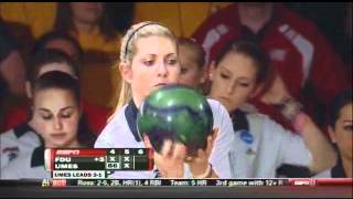 2012 NCAA Womens Collegiate Bowling Championships FDU vs UMES game 5 [upl. by Thamos]