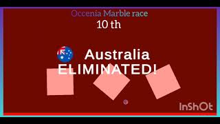 Occenia Marble race with countries Eliminations  Who win  🎉 [upl. by Sabrina852]