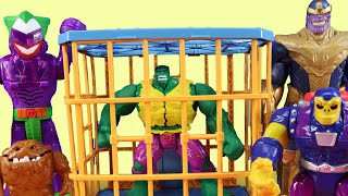 Hulk Smash Vs The Joker  Superhero Adventure With Batman [upl. by Uliram446]