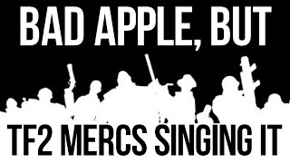 Bad Apple But TF2 mercs singing it AI COVER  anim by epsxe160 [upl. by Hirai]