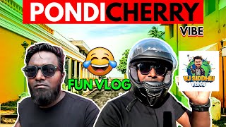 Vlog Days in Pondicherry  Fun Vlog  VJ Siddu Vlogs  Cherrys Thought [upl. by Notkcorb208]