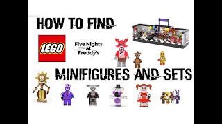 How to Find LEGO Five Nights at Freddys Minifigures amp Sets Online [upl. by Jakie]