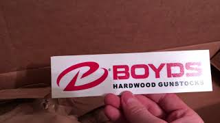 Unboxing Boyds Pro varmint Tactical Rifle Stock [upl. by Etnohc]