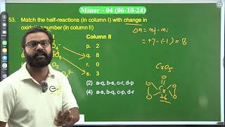 MINOR04 CHEMISTRY TEST PAPER DISCUSSION by GOVIND CHAUDHARY SIR [upl. by Monaco]