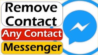 How to Remove a Contact from Messenger Contacts List [upl. by Lizabeth646]