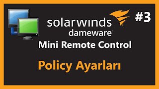 Domain Ortamları İçin Policy Ayarları  Dameware Mini Remote Control  Ders 3 [upl. by Pippa707]