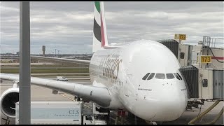 Emirates EK242  A380  Toronto to Dubai  2022 4K Trip Report [upl. by Ahsienod]