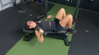 DB Horizontal Abd Stretch on bench [upl. by Dragone]