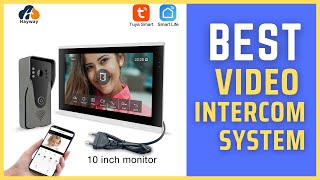 Best Video Intercom System  1080P Wireless 10 inch Video Intercom System 2024 [upl. by Anauqahc]