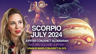 Scorpio July 2024 Horoscope  SECRETES REVEALS AND DIVINE HEALING [upl. by Kerri220]