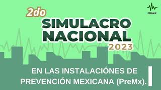 2doSimulacroNacional2023  Activación de la Alerta Sísmica por Simulacro Nacional [upl. by Siryt]