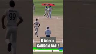 Brilliant carrom ball by R Ashwin  Cricket 22 shorts viralshorts cricketshorts viral wtc25 [upl. by Dianuj]