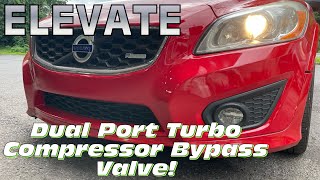 Installing an Elevate Dual Port Turbo Compressor bypass valve on a Volvo C30 T5 R Design Blow off [upl. by Jardena]