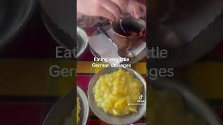 Watch til the end for benny’s sausage review Check out Nuremberg’s Bratwursthäusle bei St Sebald [upl. by Epillihp824]