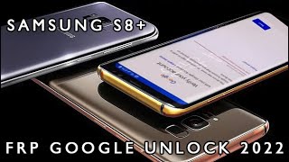 Samsung S8 G955F The Latest 2022 Remove FRP Lock Google bypass unlock Easy Repair Tutorial [upl. by Ahsieni]