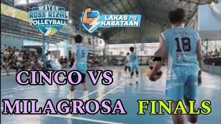 Cinco Vs Milagrosa The Finals [upl. by Dnaltroc]