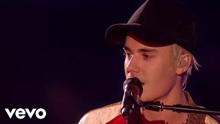 Justin Bieber  Love Yourself amp Sorry  Live at The BRIT Awards 2016 ft James Bay [upl. by Glynas]