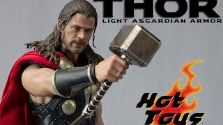 Hot Toys MMS 225 Thor Dark World Thor Light Asgardian Armor [upl. by Nutsud570]