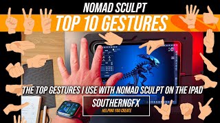 Nomad Sculpt  Gestures tutorial [upl. by Ross400]