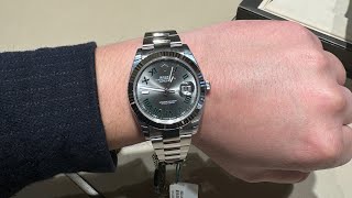 Rolex Datejust 41 ￼ Wimbledon dial ￼ [upl. by Sidnala]