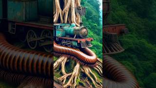 Nature Exploration  Mysterious Train  Amazon Jungle shorts trending [upl. by Airamalegna]