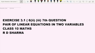 Ex 31 part 2 Class 10 Maths RD sharma [upl. by Aneehsyt]