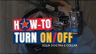 How to turn on and off your Dogtra 280C [upl. by Abla]