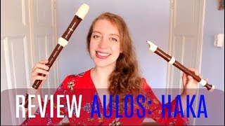 REVIEW Aulos Haka recorders  Team Recorder [upl. by Ng]